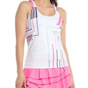 LIKE NEW! Lucky in Love "Prep It Up" Built-In Shelf Bra Tank Size Large